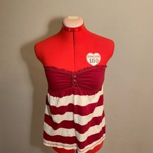 Hollister strapless top